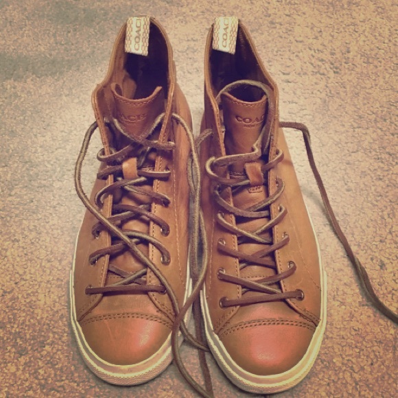Coach Shoes - Coach Leather High Tops